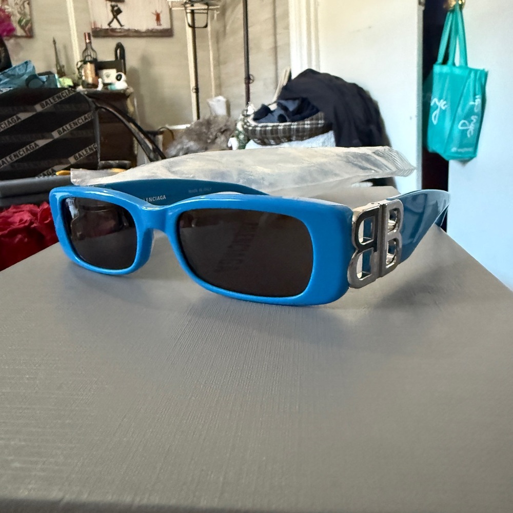 Balenciaga BB Dynasty rectangular sunglasses